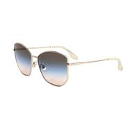 Occhiali da Sole Victoria Beckham VB225S 734 GOLD/BROWN BLUE SAND 59 Donna