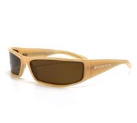 OCCHIALI DA SOLE VINTAGE ALESSANDRO DELL'ACQUA ELIA 15049 F09 BEIGE POLARIZED
