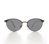 Occhiali Da Sole Vintage Con Lenti Grigie A Occhio Di Gatto Nero - Balboa