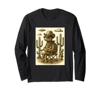 Occhiali da Sole Vintage da Cowboy Tartaruga Animale Alieno UFO Western Maglia a Manica