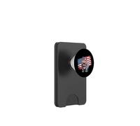 Occhiali da sole vintage ippopotamo bandiera USA PopSockets PopWallet per MagSafe