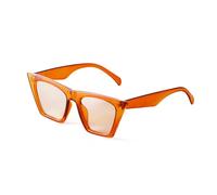 Occhiali da sole vintage oversize Cat Eye per donne uomini retrò montatura nera occhiali da sole sfumature, C7, Taglia unica