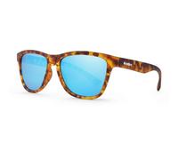 Occhiali da sole vintage per uomini e donne, occhiali retrò con montatura flessibile antiscivolo, lenti polarizzate/non polarizzate, protezione UV, Tartaruga opaca/blu ghiaccio, 56mm