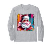 Occhiali da Sole Vintage retrò Babbo Natale Rosa Bubble Gum Maglia a Manica