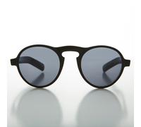 Occhiali Da Sole Vintage Retro Edwardiano Biker Nero / Grigio - Miami