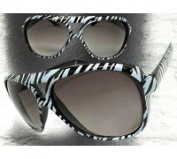 Occhiali Da Sole Vintage Retro Oversize Esagerati Con Stampa Zebra Tigre Grande