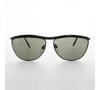 Occhiali Da Sole Vintage Unici Nero Telaio In Metallo - Fletcher