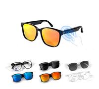 Occhiali da sole wireless Bluetooth per uomo e donna, protezione UV400, occhiali da sole polarizzati intelligenti con auricolari aperti, occhiali da sole polarizzati wireless, per pesca, guida