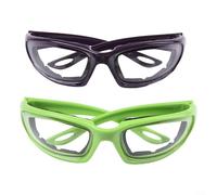 Occhiali da taglio per cipolle unisex con caratteristiche antistrappo, guarnizione in schiuma per il comfort degli occhi, lenti anti appannamento per una visione chiara, custodia protettiva (bianco)