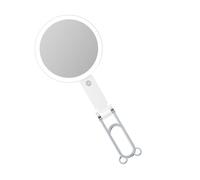 Occhiali da trucco pieghevoli 1X5X10X20X Lente d'ingrandimento 64LED Luce 1000mAh Batteria Luce ricarica USB Strumento cosmetico Occhiali da trucco ricaricabili