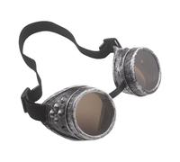 Occhiali da trucco unisex, rotondi, stile gotico, occhiali da sole polarizzati retrò per feste cosplay, a tema vintage, occhiali eleganti per trucchi, eventi di Halloween