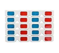 Occhiali da vista 3D da 50 pezzi Occhiali stereo con cornice in carta Occhiali