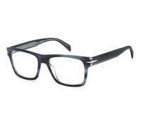 Occhiali da Vista David Beckham DB 7155 Striped blue crystal 53/18/145 Uomo