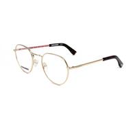 Dsquared D2 0019 06J/22 GOLD HAVANA Eyewear Unisex Metal, Standard, 52