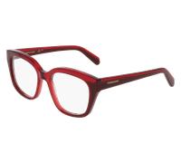 Occhiali da Vista FERRAGAMO SF3023 613 Clear RED/ RED 51/18/140 Donna