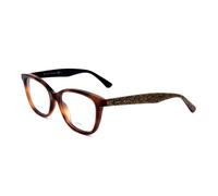 Occhiali da Vista Jimmy Choo JC188 HAVANA GLITTER BROWN 52/17/140 Donna