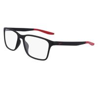 Occhiali da Vista Nike 7117 N Matte black/gym red 54/16/140 Uomo