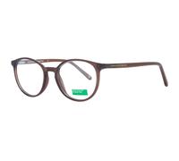 Occhiali da vista per uomo benetton montatura montature glasses tondi marrone