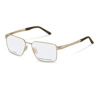 Occhiali da Vista Porsche Design P81004 Gold, olive 59/15/145 Uomo