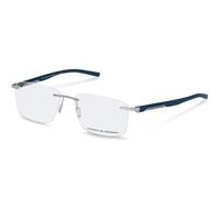 Occhiali da Vista Porsche Design P8748 B0S2 palladium, blue 57/15/145 Uomo