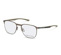 Occhiali da Vista Porsche Design P8771 D000 brown/olive 56/18/145 Uomo