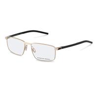 Occhiali da Vista Porsche Design P8784 Light gold, black 55/17/140 Uomo