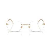 Ray - Ban Unisex Ray - Ban RX3767V 2500 Montature da vista Metallo Oro Trasparente Rotonda Normale