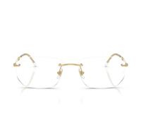 Ray - Ban Unisex Ray - Ban RX3768V 2500 Montature da vista Metallo Oro Trasparente Geometrica Normale