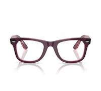 Ray - Ban Unisex Ray - Ban RX4340V WAYFARER EASE 8364 Montature da vista Acetato Viola Trasparente Squadrata Normale