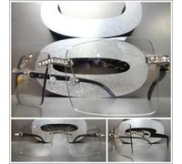 Occhiali Da Vista Rimless Classici Sofisticati Retro Hip Hop Rapper