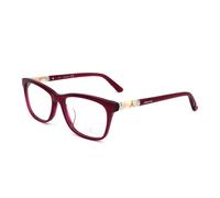 SWAROVSKI SK5204-D SHINY BORDEAUX Size 54 Montatura da Vista Donna