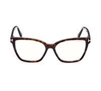 TOM FORD Donna FT5812-B 52 Montature da vista Acetato Havana Farfalla Normale