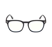 Tom Ford Ft5868-b Blue Block Occhiali Da Vista Uomo Nero Squadrato