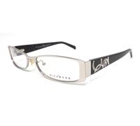 OCCHIALI DA VISTA UOMO DONNA JOHN RICHMOND JR 081 ARGENTO E NERO 01