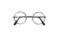 OCCHIALI DI HARRY POTTER Taglia unica Nero