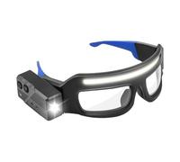 Occhiali di sicurezza - 16 cm Led Work Eyewear, Anti Fog Protective Cycling Goggles, Ricaricabile Tipo C Vision Shield, Visibilità notturna Dispositivo di protezione degli occhi | Occhiali di
