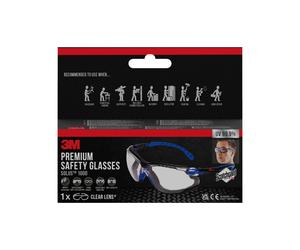 Occhiali di sicurezza 3M™ Solus™ 1000 antiappannamento Scotchgard™ Protector Blu-nero