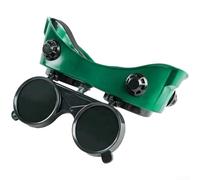 Occhiali di sicurezza a doppia vibrazione con lenti verdi, occhiali protettivi per saldatura ad argon e ambienti ad alta luminosità