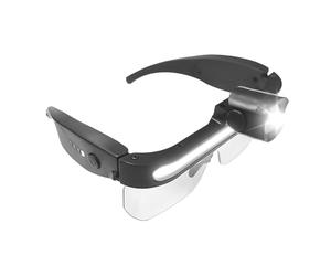 Occhiali di sicurezza a LED da uomo, 2 modalità, protezione per aree di lavoro scure, per uomini e donne, riparazione automatica sotto il cofano, aree di lavoro scure