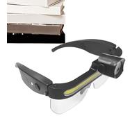 Occhiali di sicurezza con luci - 2 modalità Eyewear protettivo anticruolielo | illuminati a LED per riparazione auto, costruzione, laboratorio, workshop, progetti fai -da -te | Occhiali da lavo