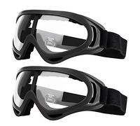 Occhiali di sicurezza da 2 paia per bambini con protezione anti-nebbia e UV, perfetti per pistole anti-schiuma