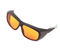 Occhiali di Sicurezza Filtrano in Modo Efficiente la Luce Occhiali Protettivi per Progetti in Fibra Ottica Lunghezza D'onda 190-500 Nm per la Protezione (BLACK)