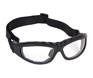 Occhiali di sicurezza imbottiti | 4 in 1 | Colore scuro