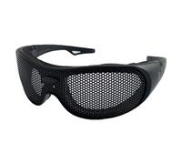 Occhiali di sicurezza in rete - Occhiali di protezione per gli occhi in rete, anti appannamento, occhiali in metallo a rete traspirante, protezione per gli occhi per giochi all'aperto, Sports