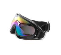 occhiali di sicurezza, Occhiali protettivi tattici sportivi for motociclisti, antipolvere, anti-UV, occhiali di sicurezza for il lavoro(Black multicolored)