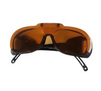 Occhiali di sicurezza per il sudore invertiti con lenti anti-scratch, leggeri per protezione dalle radiazioni e compatibilità del casco, occhiali da saldatura antigraffio