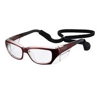 Occhiali di sicurezza riducono l'affaticamento degli occhi e l'affaticamento degli occhi, protezione UV, rivestimento anti appannamento, lenti trasparenti blu (OP25-Red)