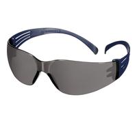 3M™ SecureFit™ 100 Occhiali di protezione, montatura blu, antigraffio/anti-appannamento, lenti grigie, SF102AF-BLU-EU, confezione da 20 unità