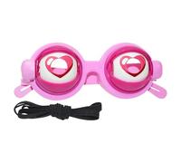 Occhiali divertenti - Occhiali Blink, 1 paio di occhiali stravaganti per comic act, strane specifiche con cavo manuale, scena scenica, visione stupida per feste, gala e scherzi festival, divertenti