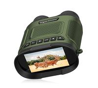 Occhiali for la visione notturna a infrarossi binoculari digitali caldi Risoluzione video 2.5KD Telescopio con zoom 8X for campo di caccia sostenere una scheda da 32 GB(Groen)